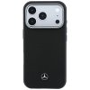 Etui Mercedes Leather Semi Wrap Wood     Effect MagSafe do iPhone 17 Pro Max czarny